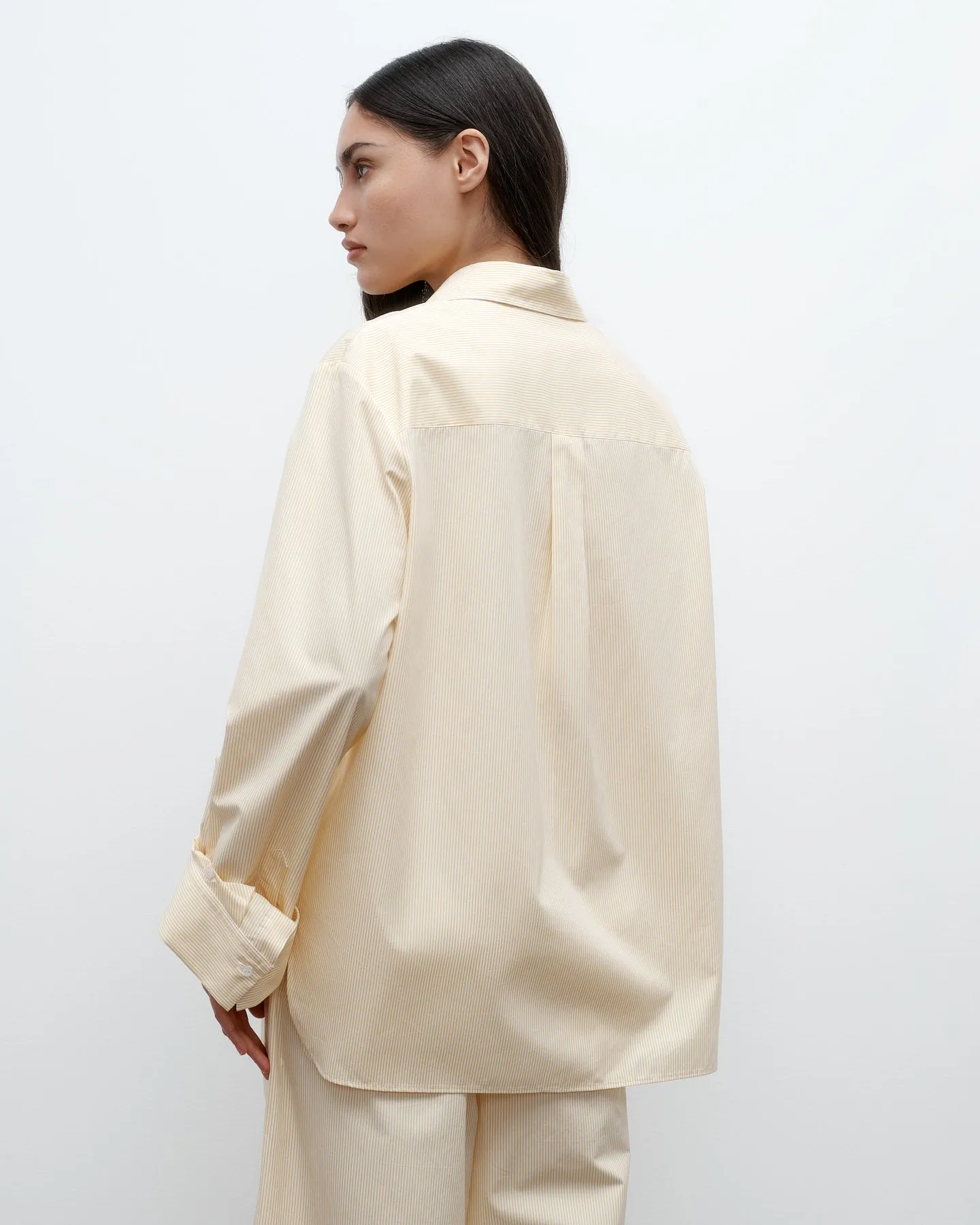 Next Morning Shirt in Cotton Banker Stripe sold by TWP CLOTHING product image thumbnail 5