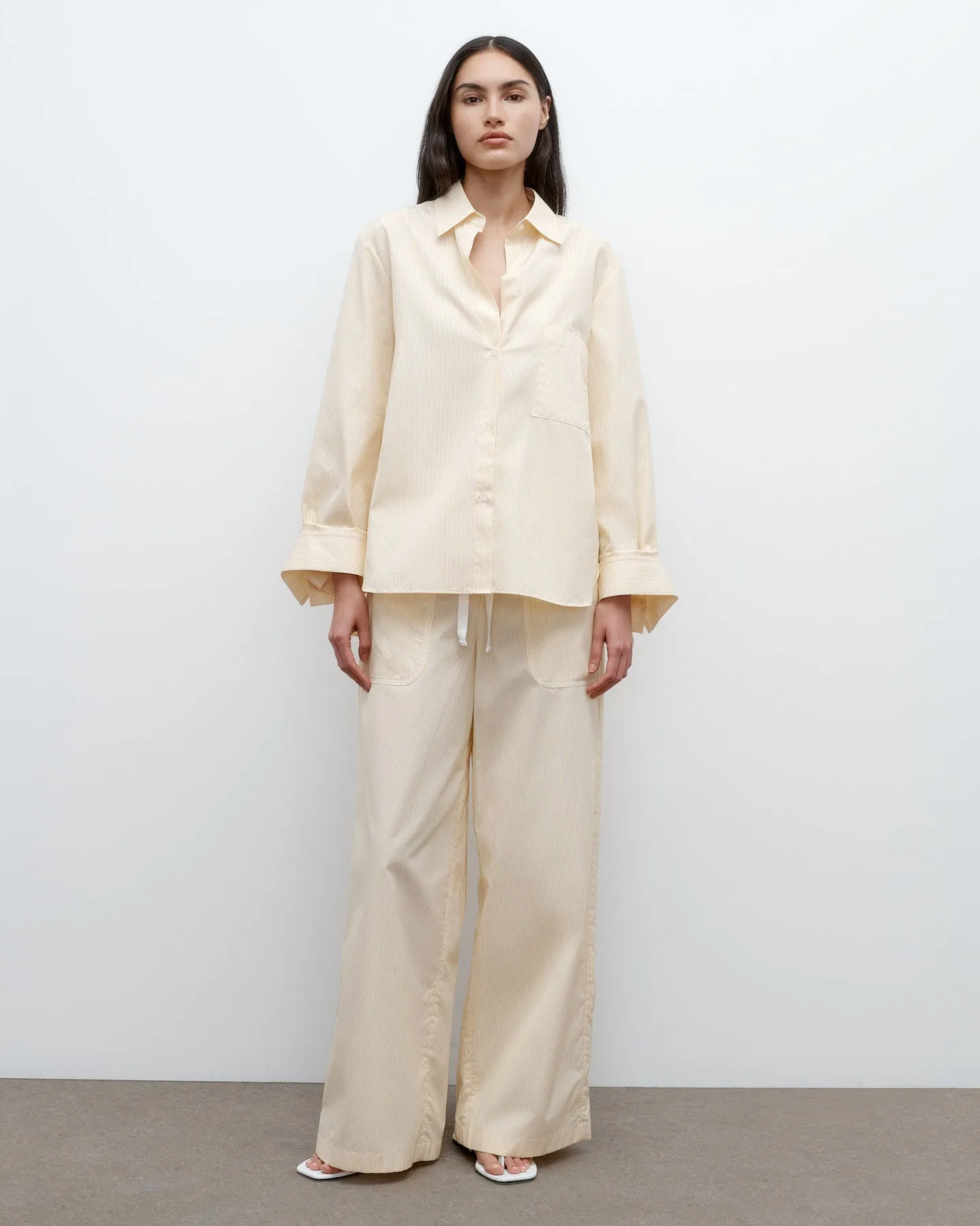 Next Morning Shirt in Cotton Banker Stripe sold by TWP CLOTHING product image thumbnail 3