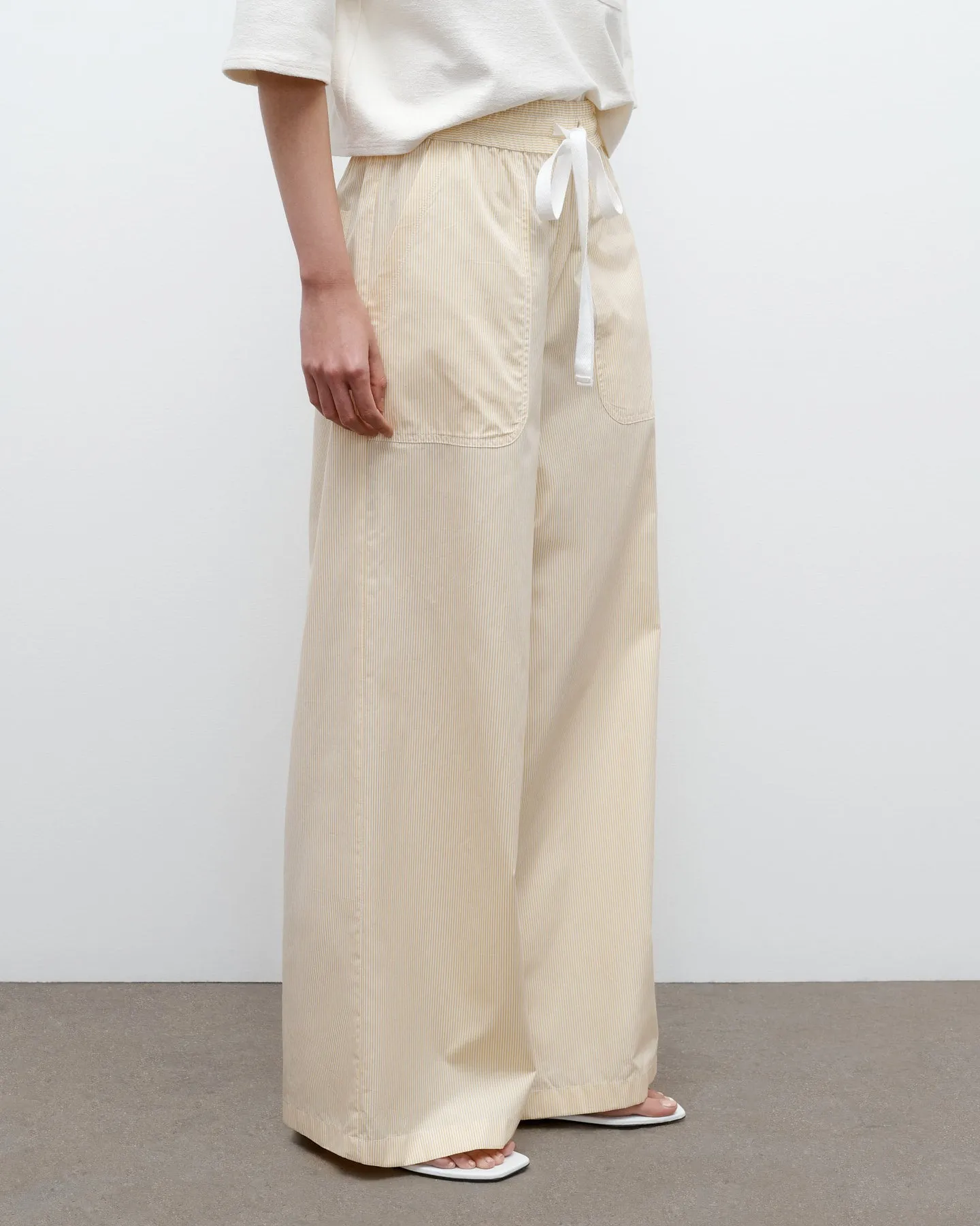 Main St. Pant in Banker Stripe Cotton sold by TWP CLOTHING product image thumbnail 3