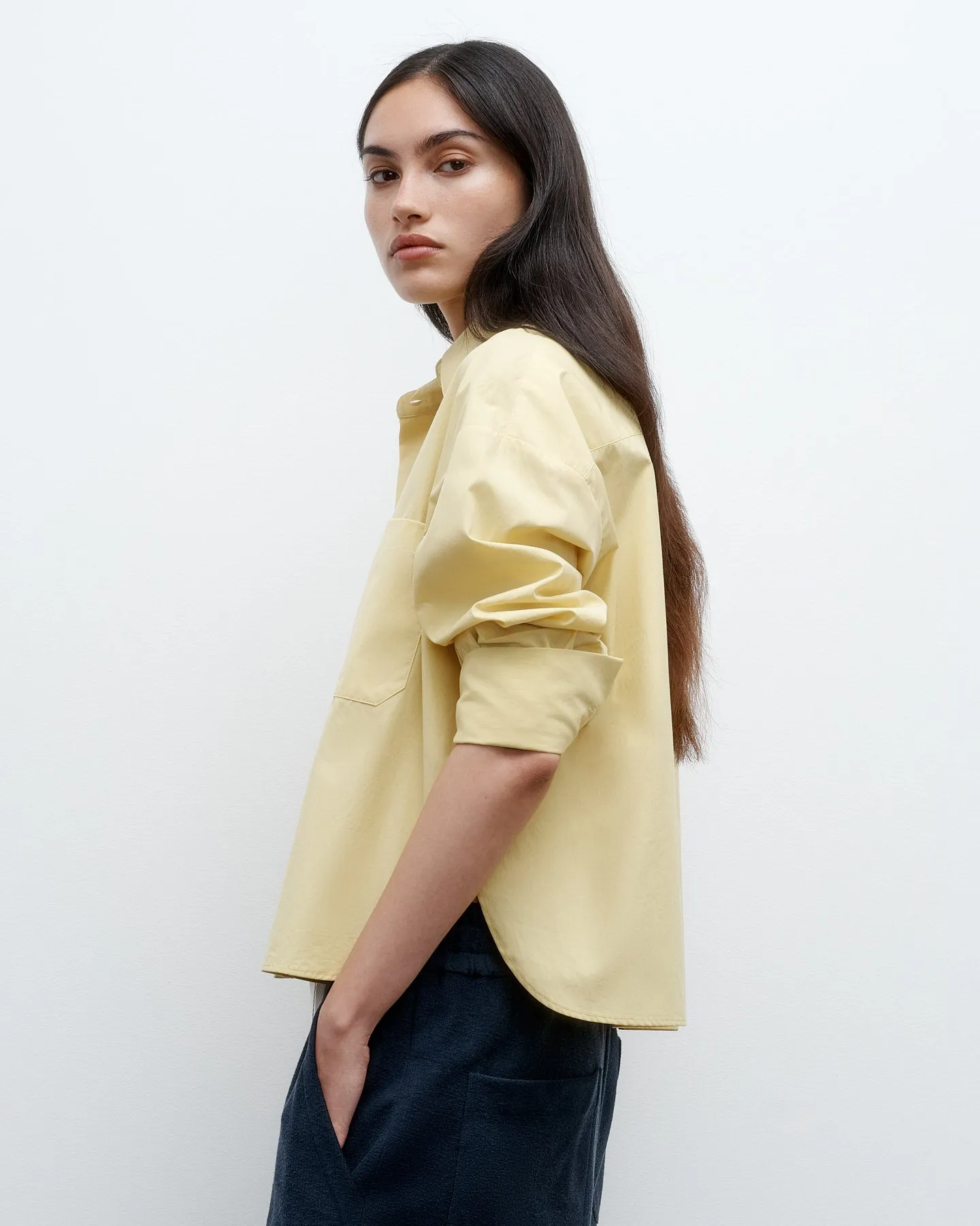 J.D. Shirt in Vintage Washed Poplin sold by TWP CLOTHING product image thumbnail 3