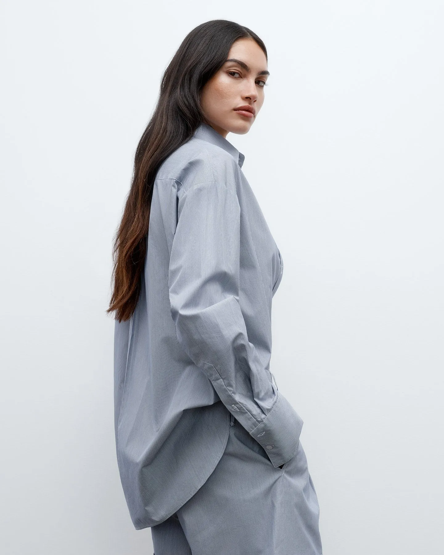 Big Joe Shirt in Baroness Stripe Cotton sold by TWP CLOTHING product image thumbnail 3