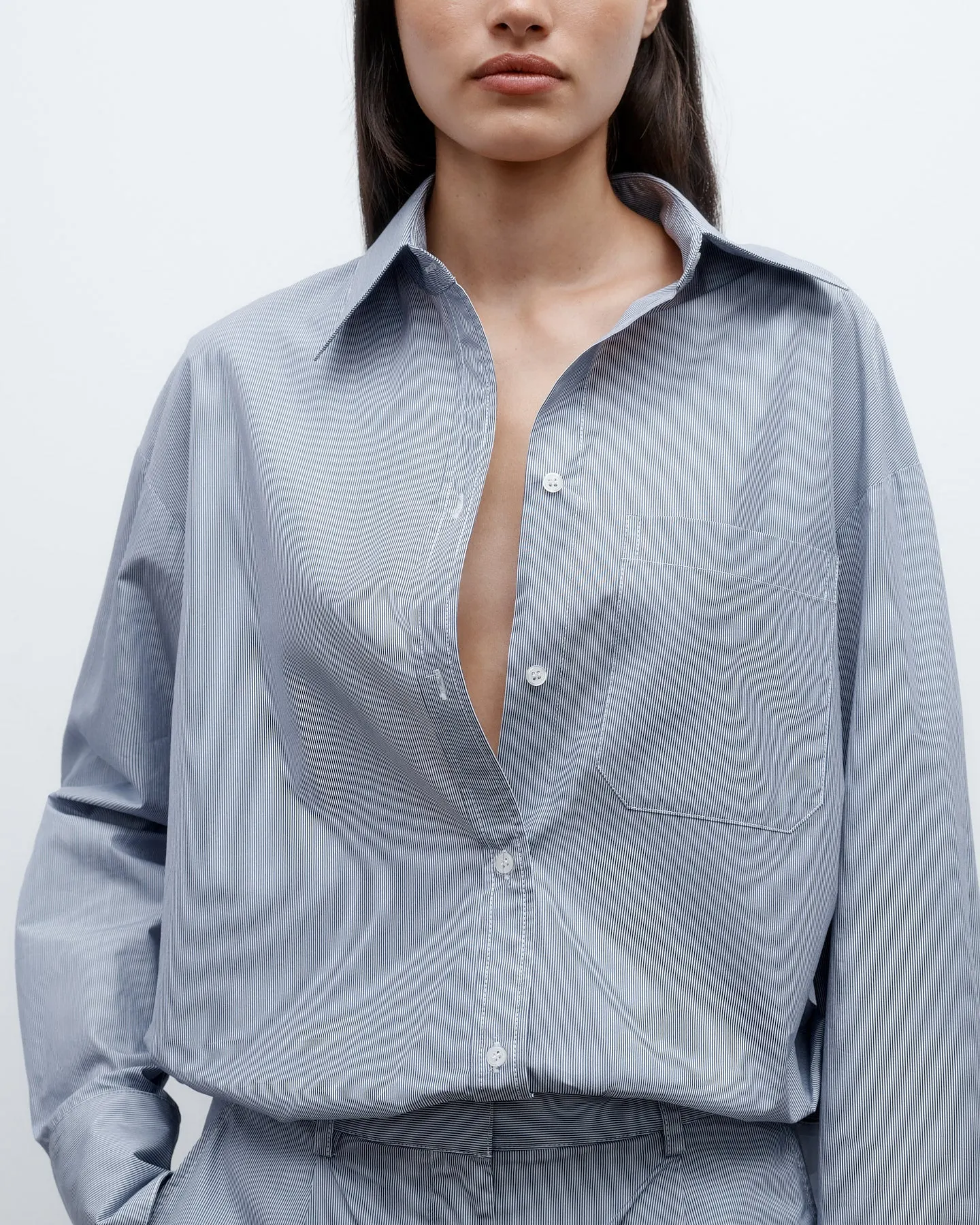 Big Joe Shirt in Baroness Stripe Cotton sold by TWP CLOTHING product image thumbnail 4