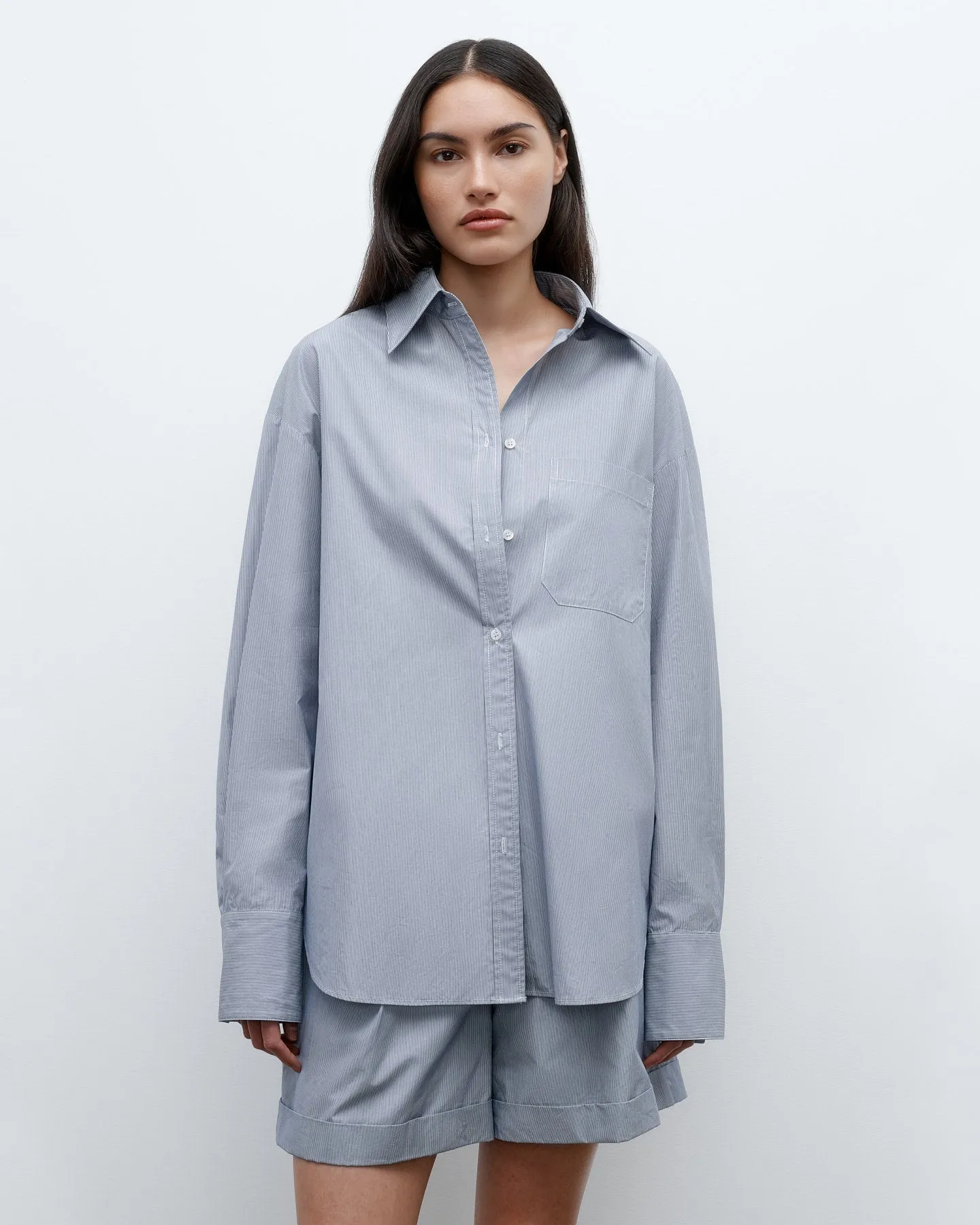 Big Joe Shirt in Baroness Stripe Cotton sold by TWP CLOTHING product image thumbnail 2