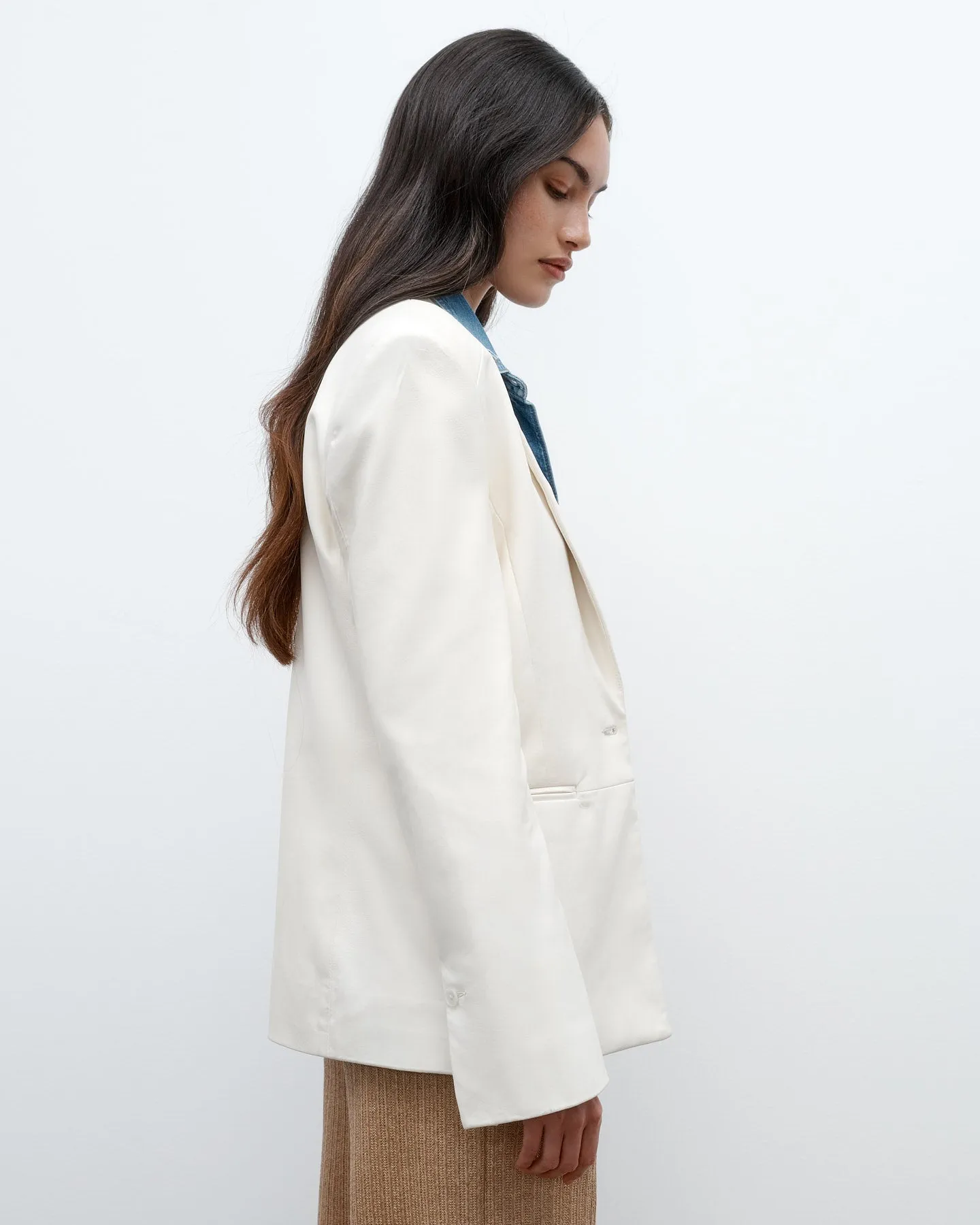 Husband Blazer in Paper Leather sold by TWP CLOTHING product image thumbnail 4