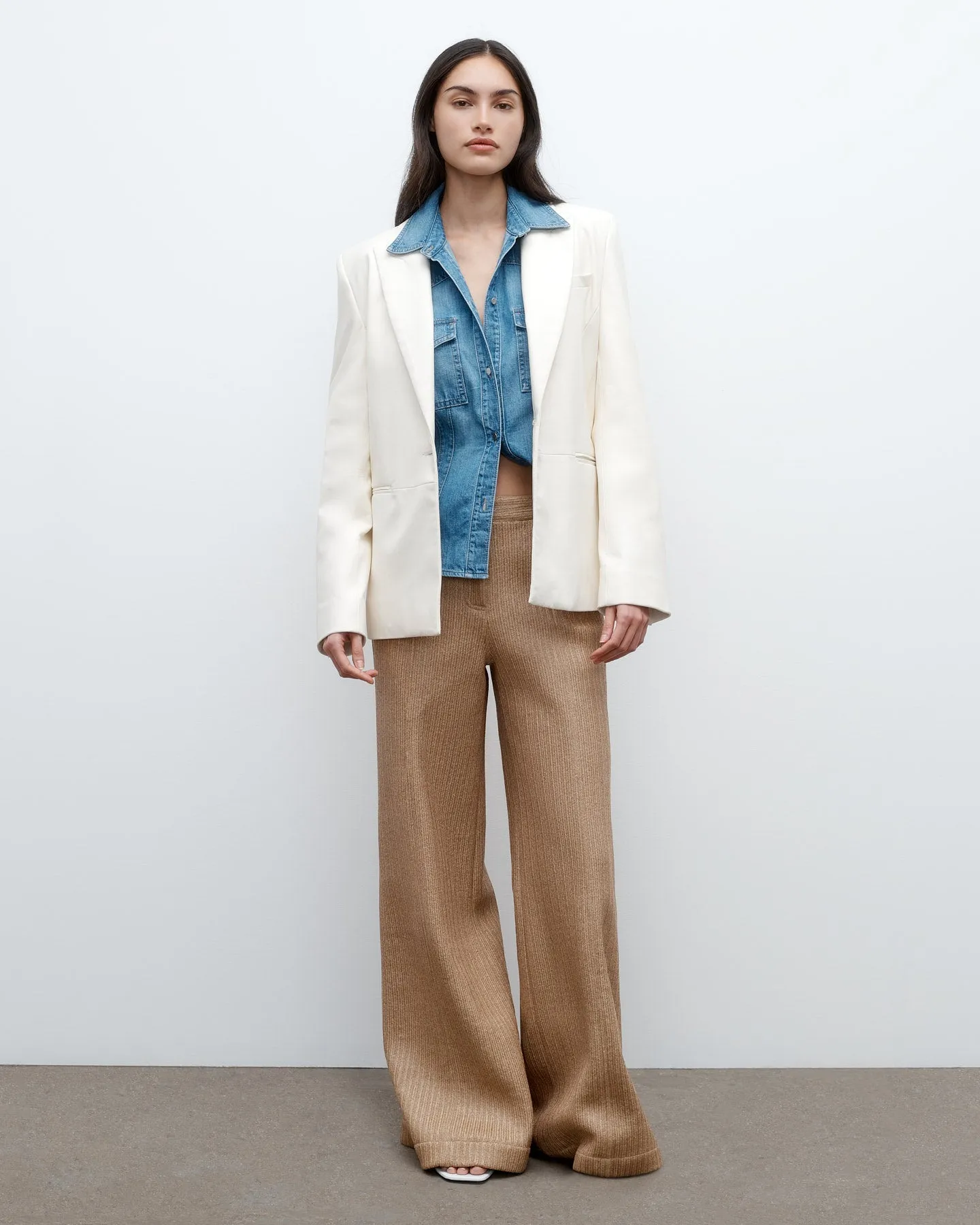 Husband Blazer in Paper Leather sold by TWP CLOTHING