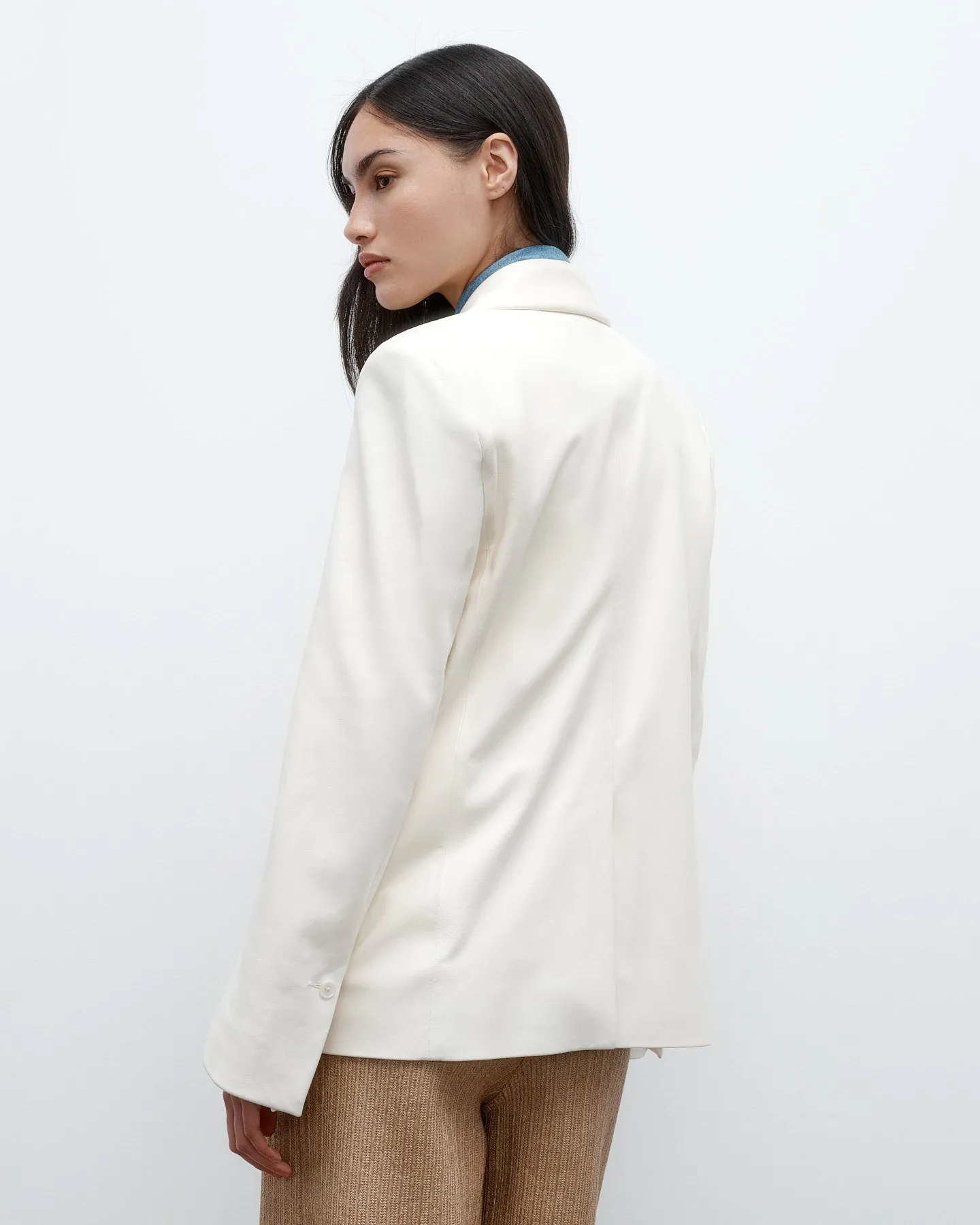 Husband Blazer in Paper Leather sold by TWP CLOTHING product image thumbnail 5