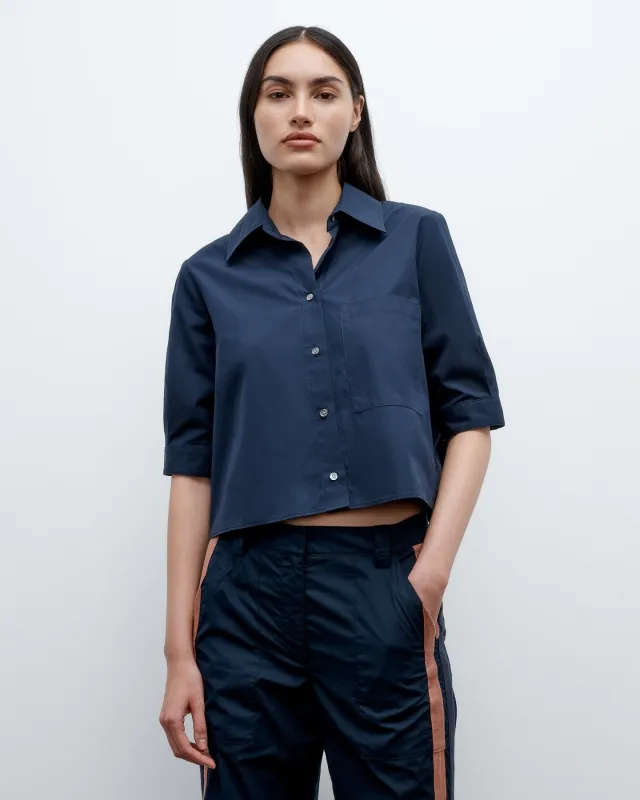 Short Lived Shirt in Vintage Washed Poplin sold by TWP CLOTHING