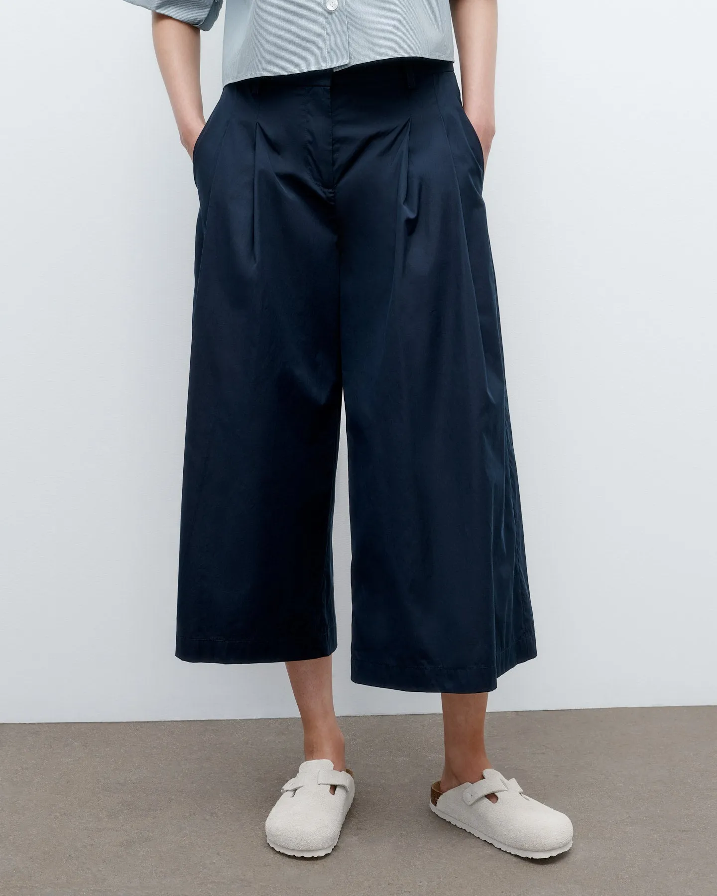 Cropped Didi Pant in Vintage Washed Poplin sold by TWP CLOTHING product image thumbnail 2