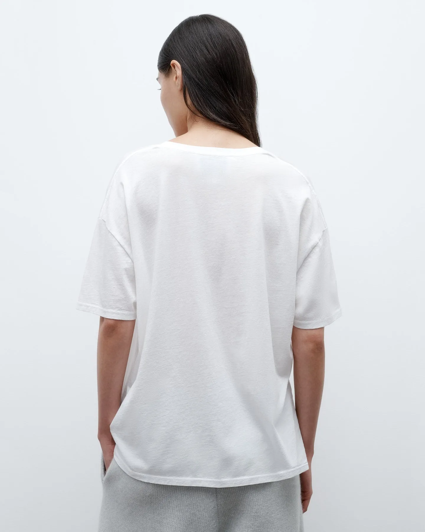 Deep V Tee in Supima Cotton sold by TWP CLOTHING product image thumbnail 4