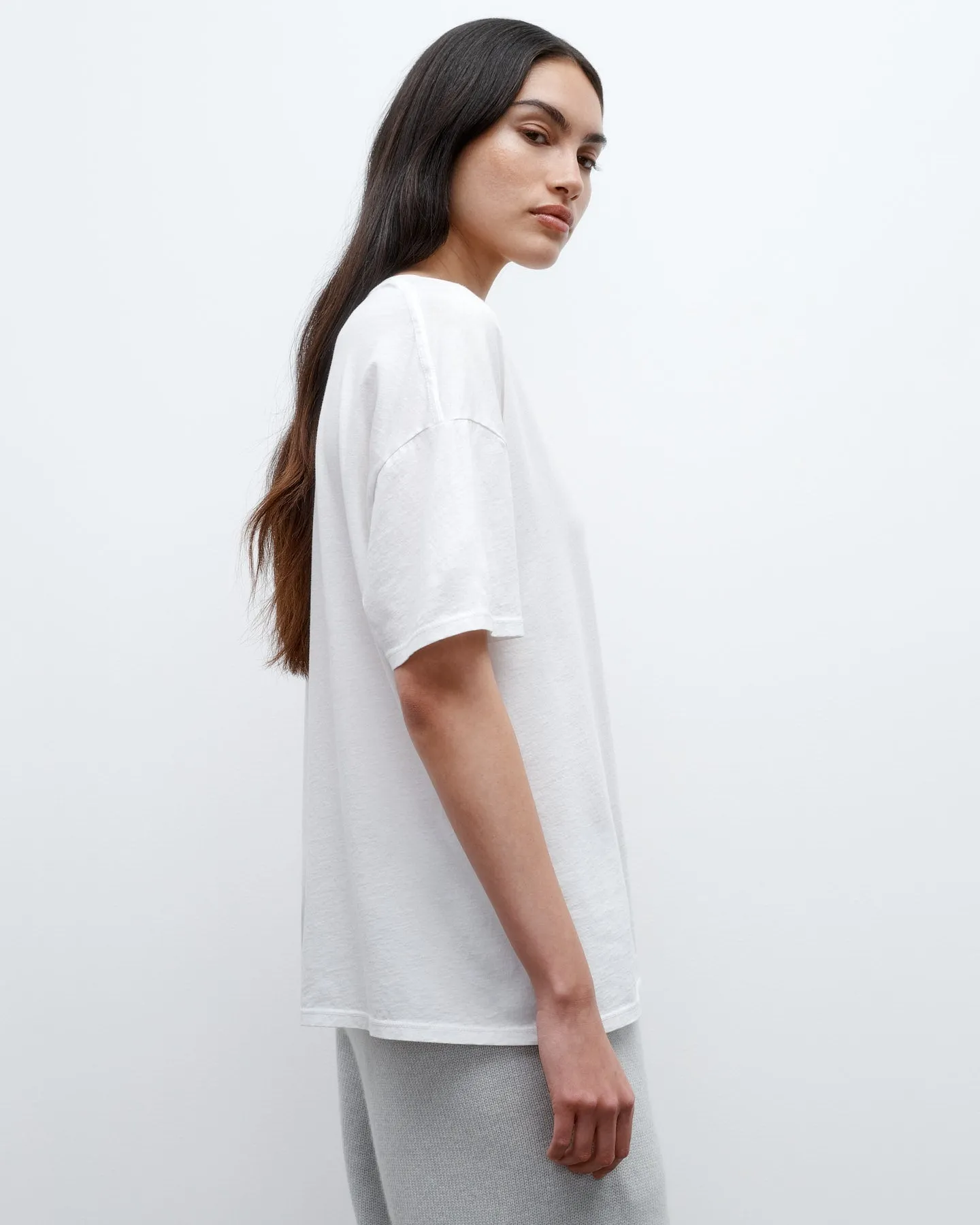 Deep V Tee in Supima Cotton sold by TWP CLOTHING product image thumbnail 3