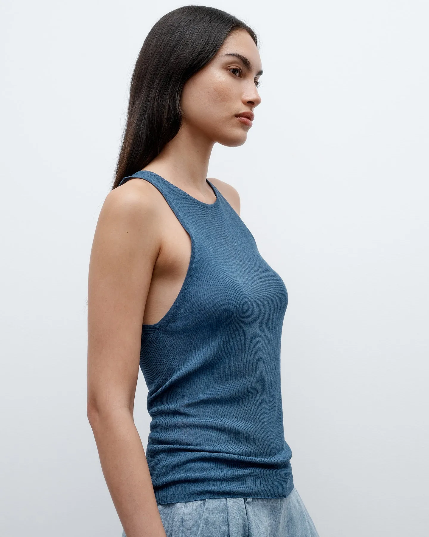 Harbor Tank in Viscose Silk sold by TWP CLOTHING product image thumbnail 2