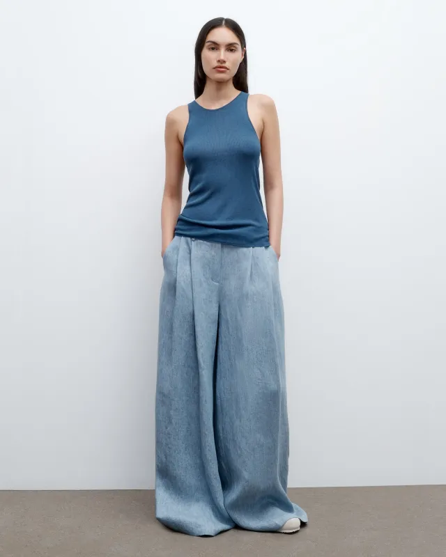 Harbor Tank in Viscose Silk sold by TWP CLOTHING