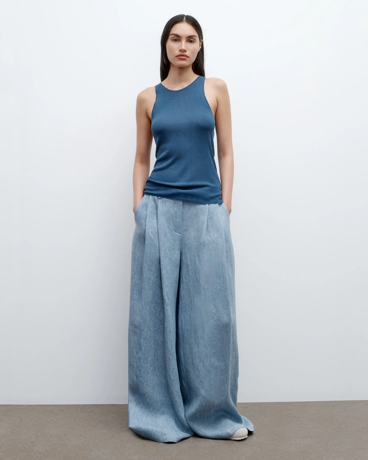 Harbor Tank in Viscose Silk sold by TWP CLOTHING