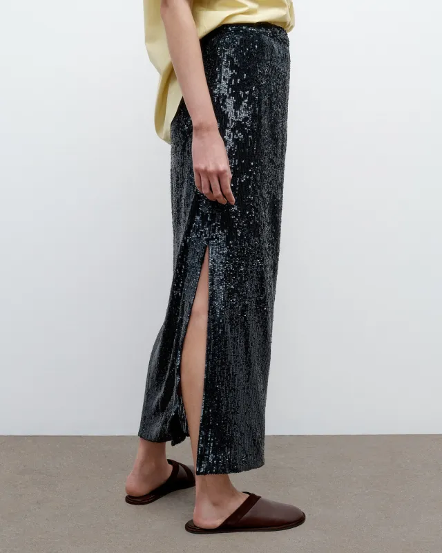 Gwyneth Skirt in Fishscale Sequins sold by TWP CLOTHING