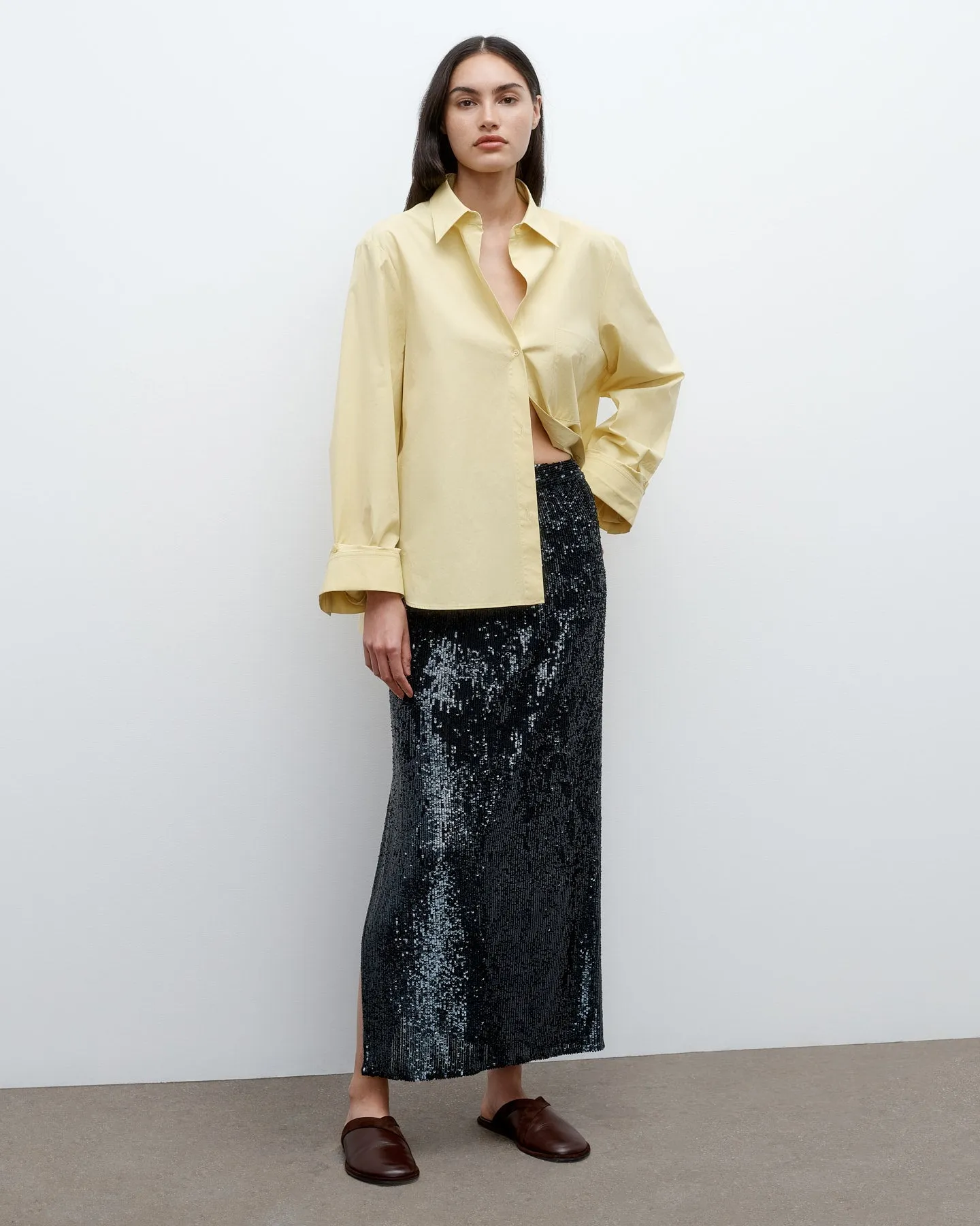 Gwyneth Skirt in Fishscale Sequins sold by TWP CLOTHING product image thumbnail 5