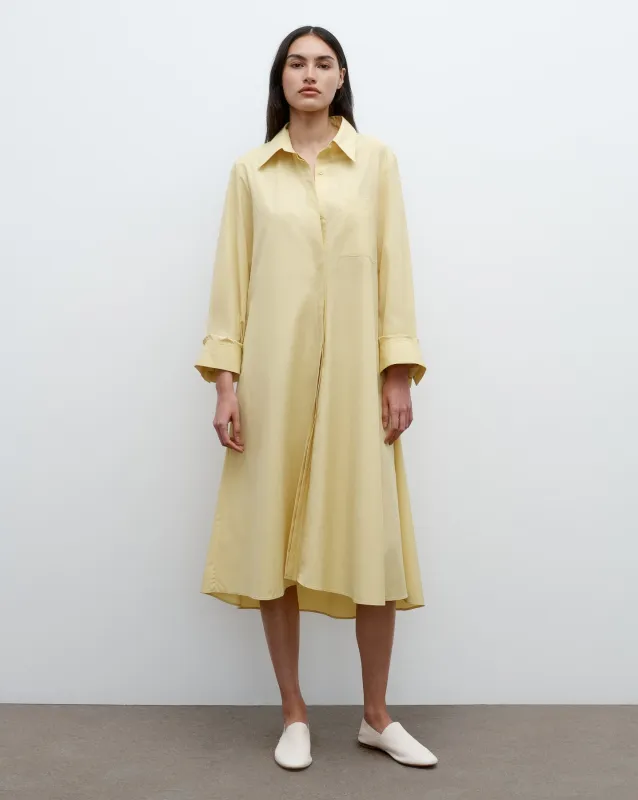 Handkerchief Midi Jenny's Gown in Vintage Washed Poplin sold by TWP CLOTHING
