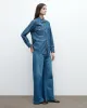 Cowboy Take Me Away Shirt in Denim Shirting sold by TWP CLOTHING