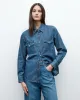 Cowboy Take Me Away Shirt in Denim Shirting sold by TWP CLOTHING