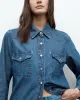Cowboy Take Me Away Shirt in Denim Shirting sold by TWP CLOTHING