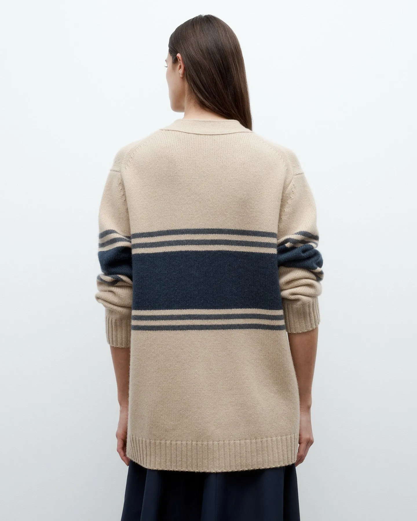 Varsity Phoebe Sweater in Italian Cashmere sold by TWP CLOTHING product image thumbnail 3