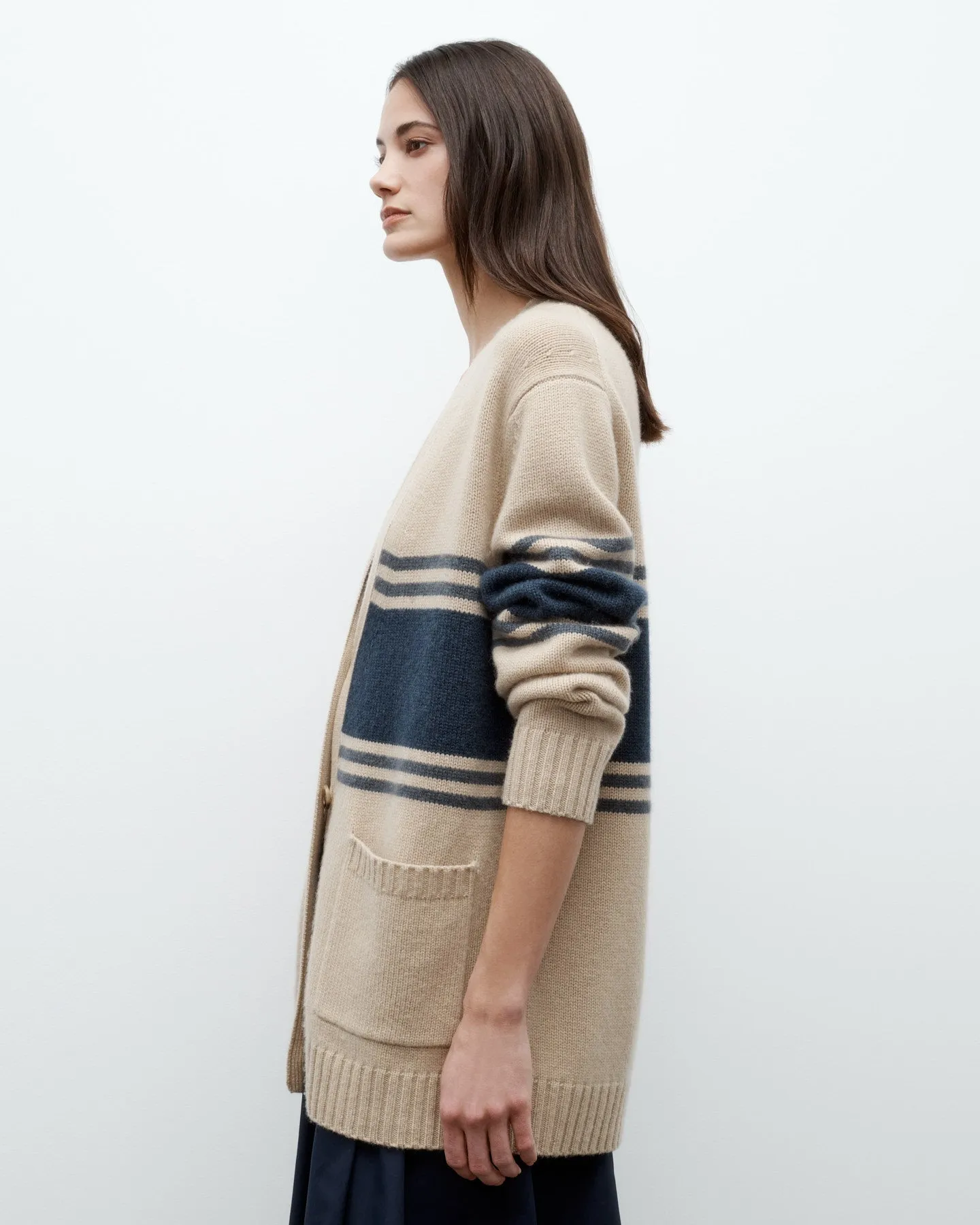Varsity Phoebe Sweater in Italian Cashmere sold by TWP CLOTHING product image thumbnail 2