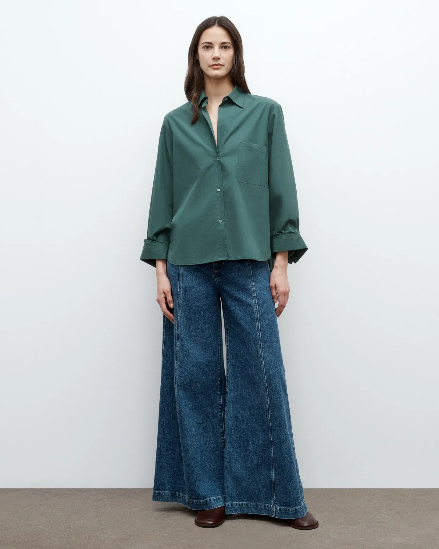 Next Morning Shirt in Super Compact Poplin sold by TWP CLOTHING product image thumbnail 4