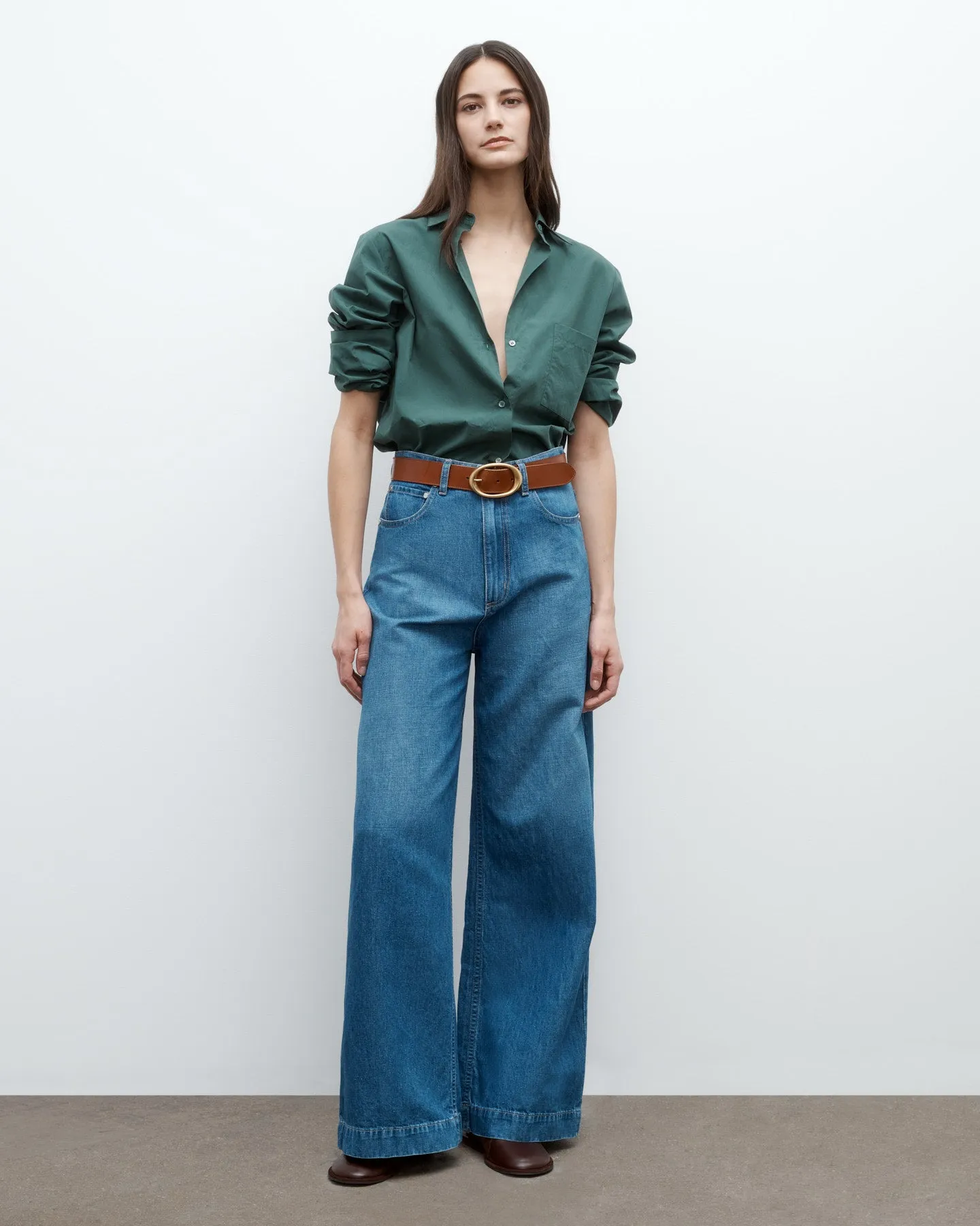 Next Morning Shirt in Super Compact Poplin sold by TWP CLOTHING