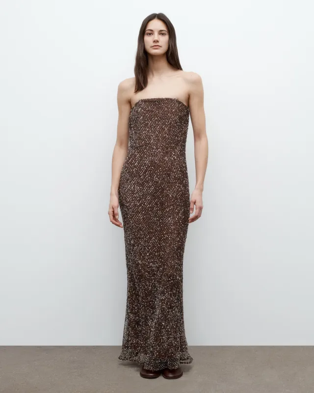 Carolyn's Gown with Sequins on Netting sold by TWP CLOTHING