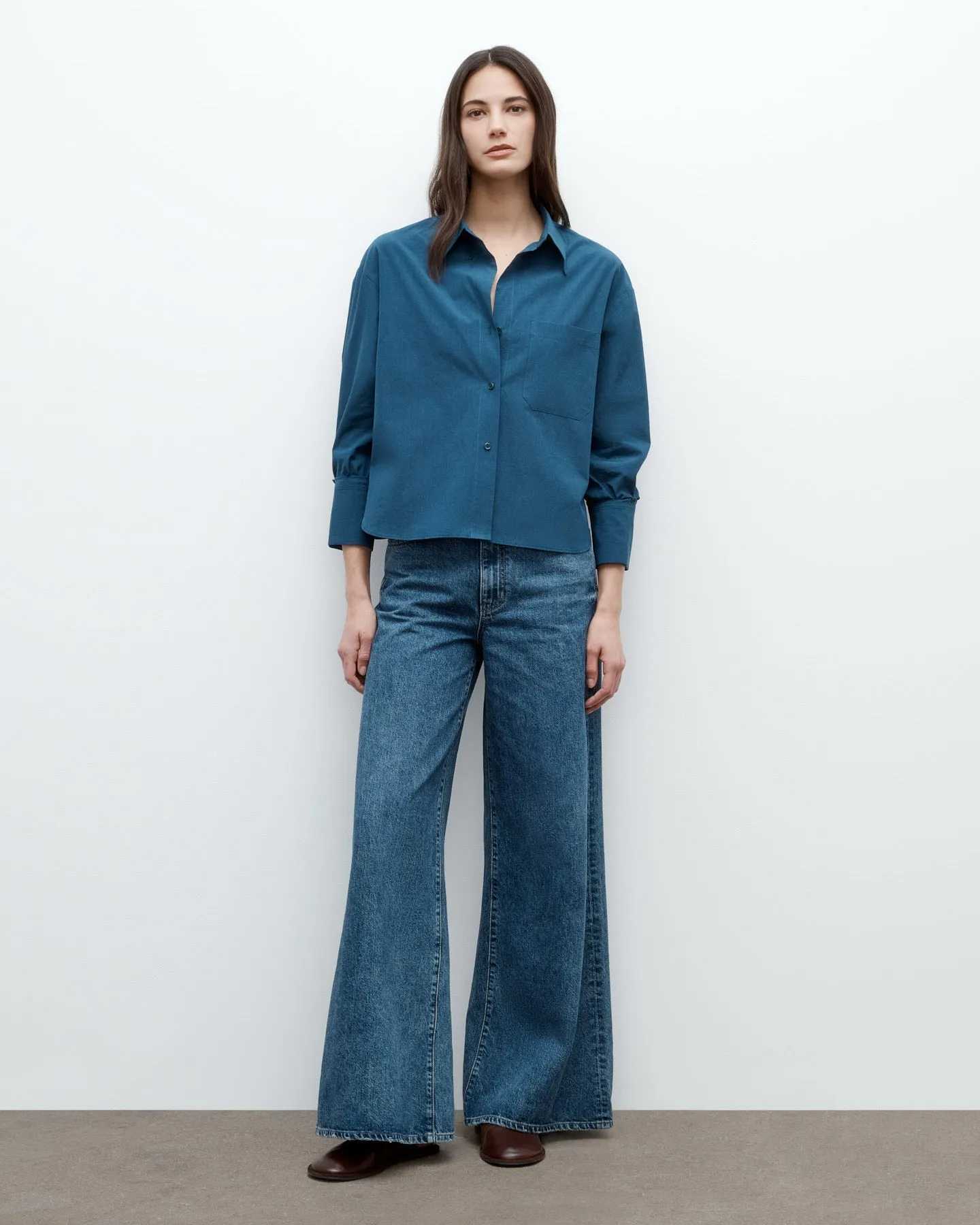 J.D. Shirt in Superfine Cotton sold by TWP CLOTHING