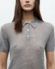 Gauze Polo in Superfine Cashmere sold by TWP CLOTHING