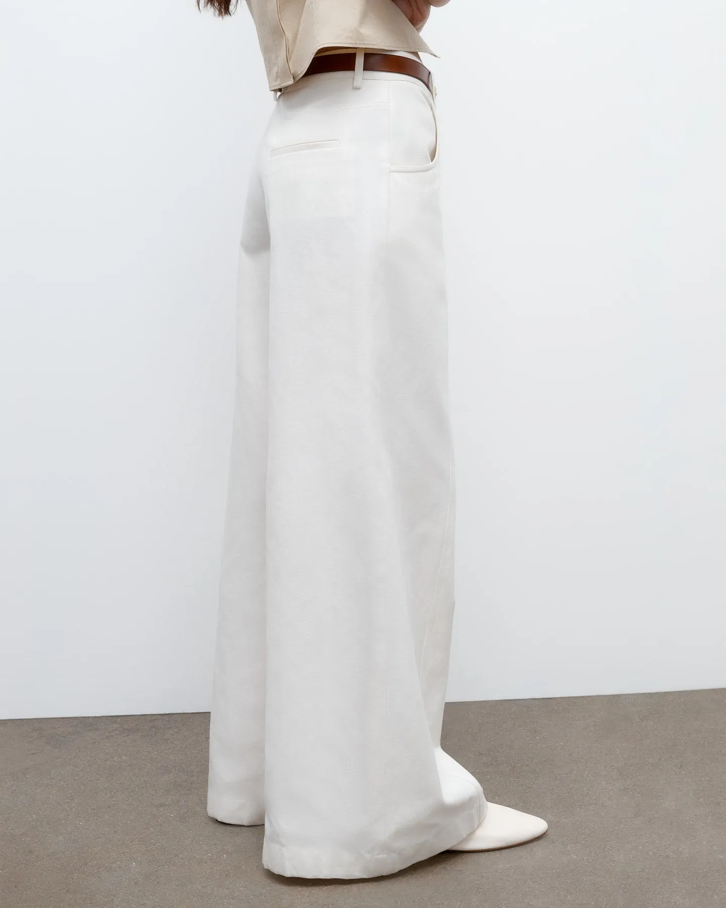 Dee's Trouser in Cotton Linen Twill sold by TWP CLOTHING product image thumbnail 3