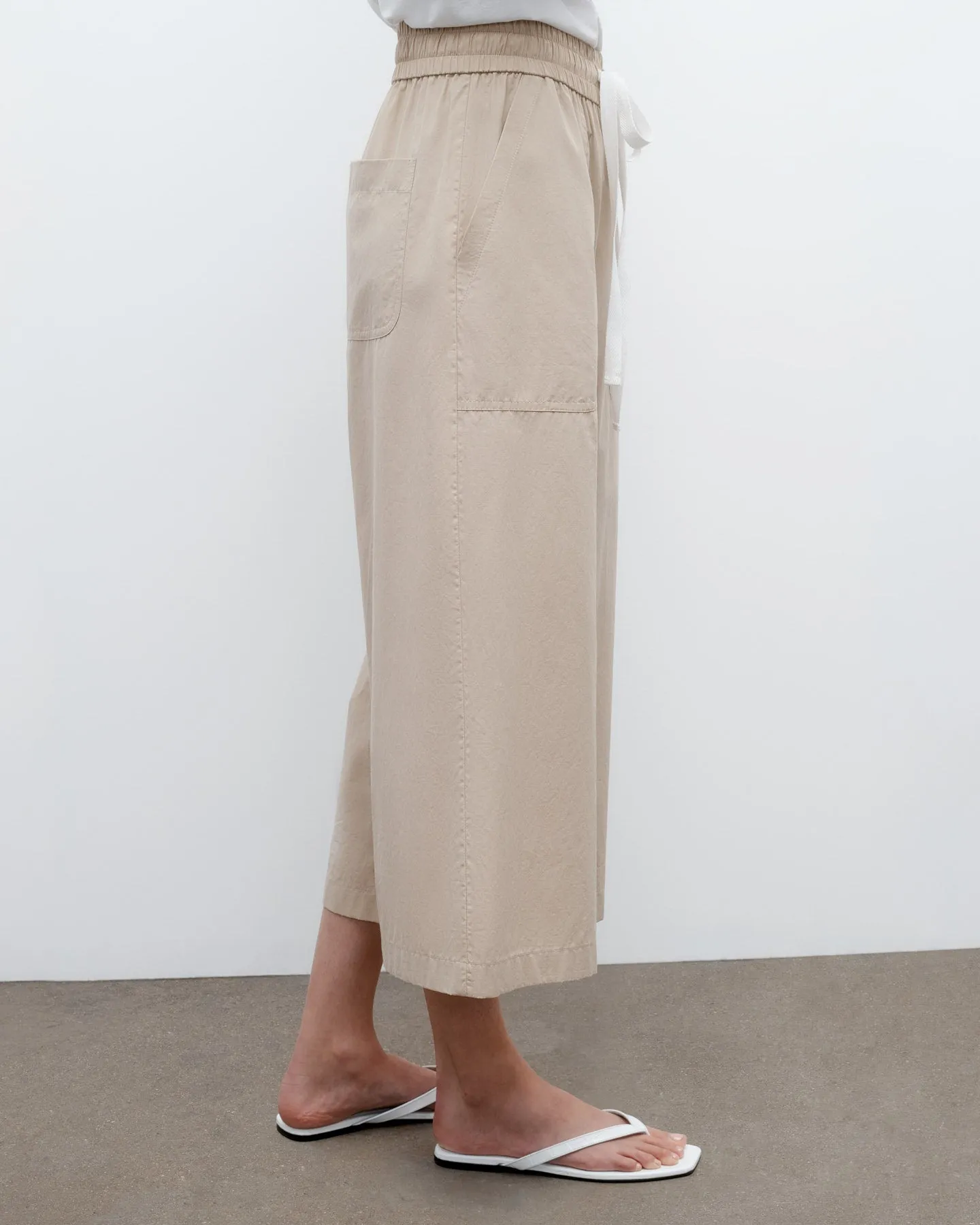 Cropped Main St Pant in Vintage Washed Poplin sold by TWP CLOTHING product image thumbnail 4