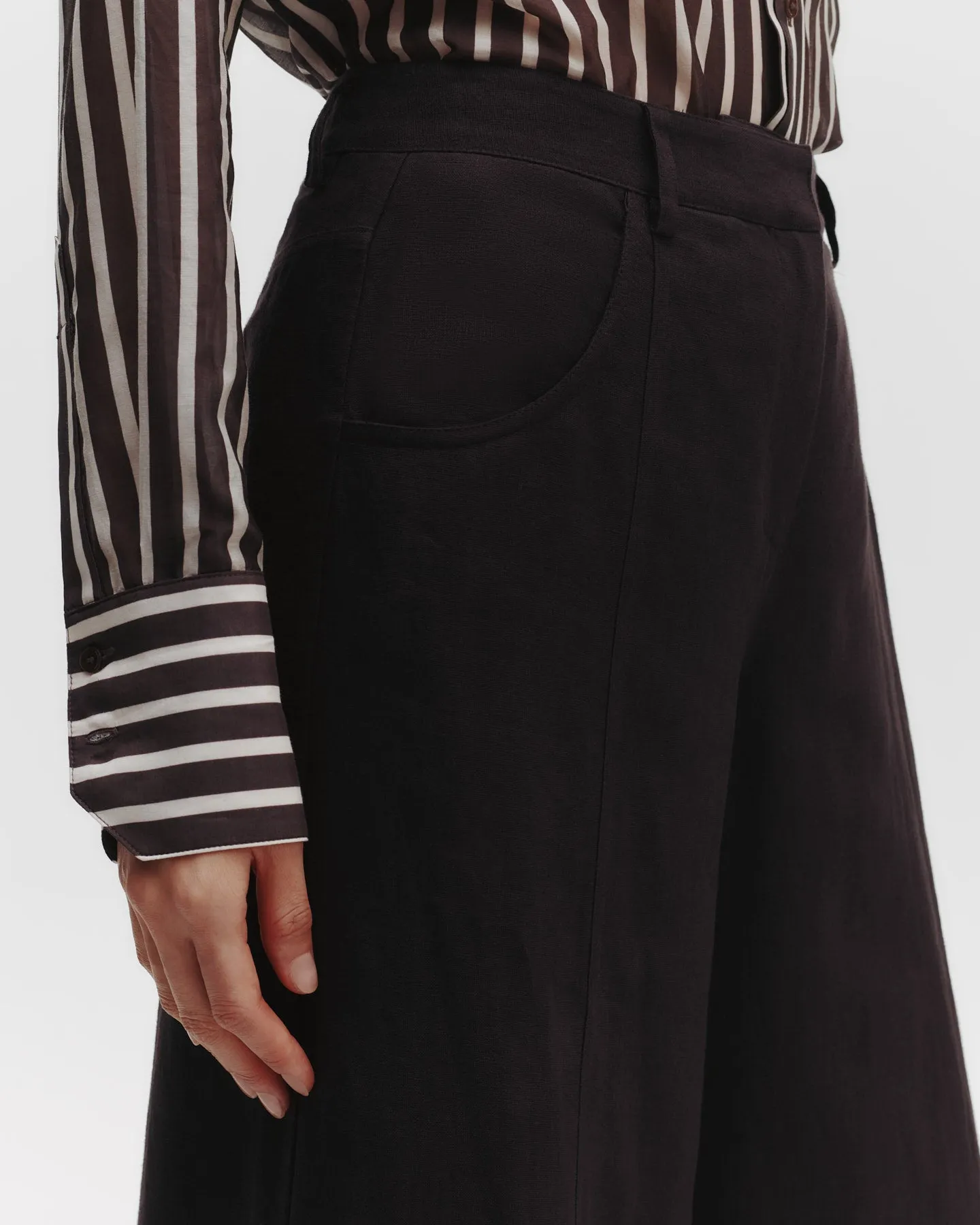 Dee's Trouser in Washed Linen sold by TWP CLOTHING product image thumbnail 5