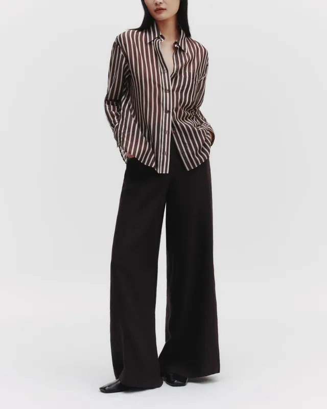 Dee's Trouser in Washed Linen sold by TWP CLOTHING
