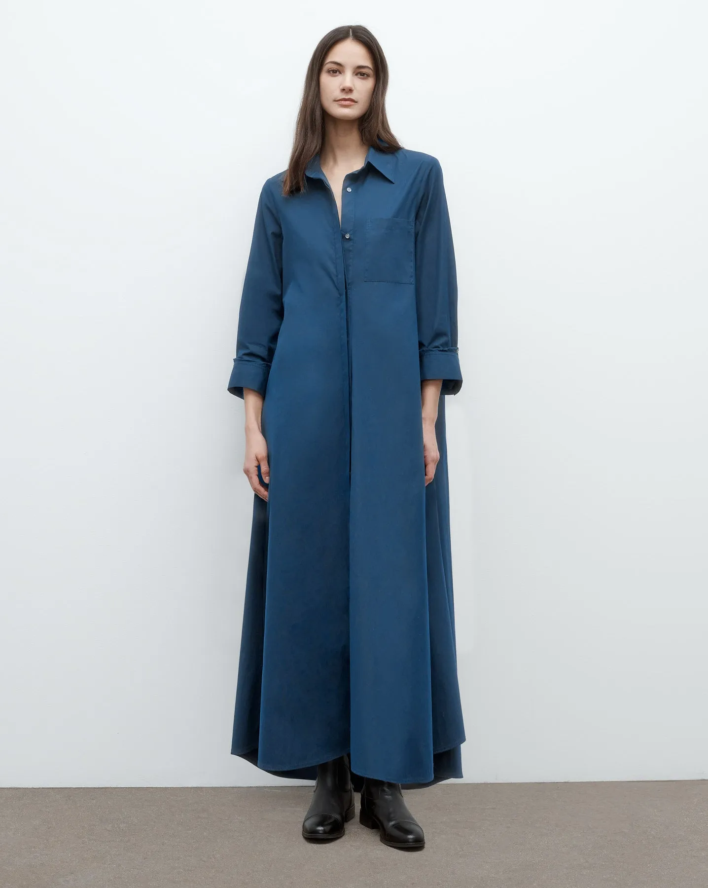 Jenny's Gown in Superfine Cotton Shirting sold by TWP CLOTHING product image thumbnail 2