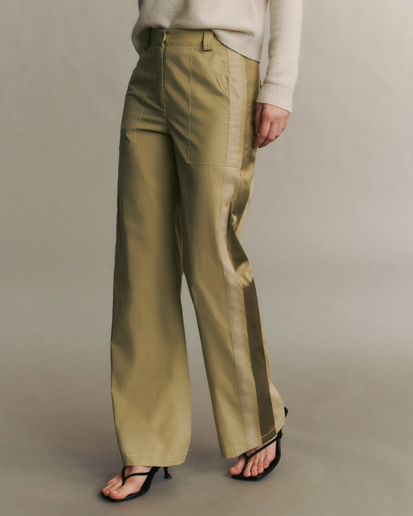 Izzy Pant in Stretch Cotton Poplin sold by TWP CLOTHING product image thumbnail 3