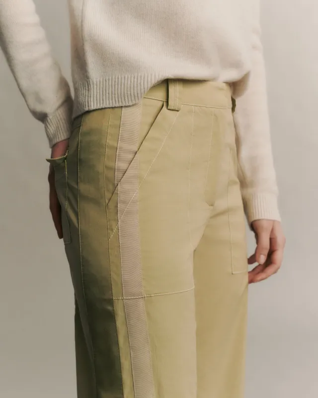Izzy Pant in Stretch Cotton Poplin sold by TWP CLOTHING