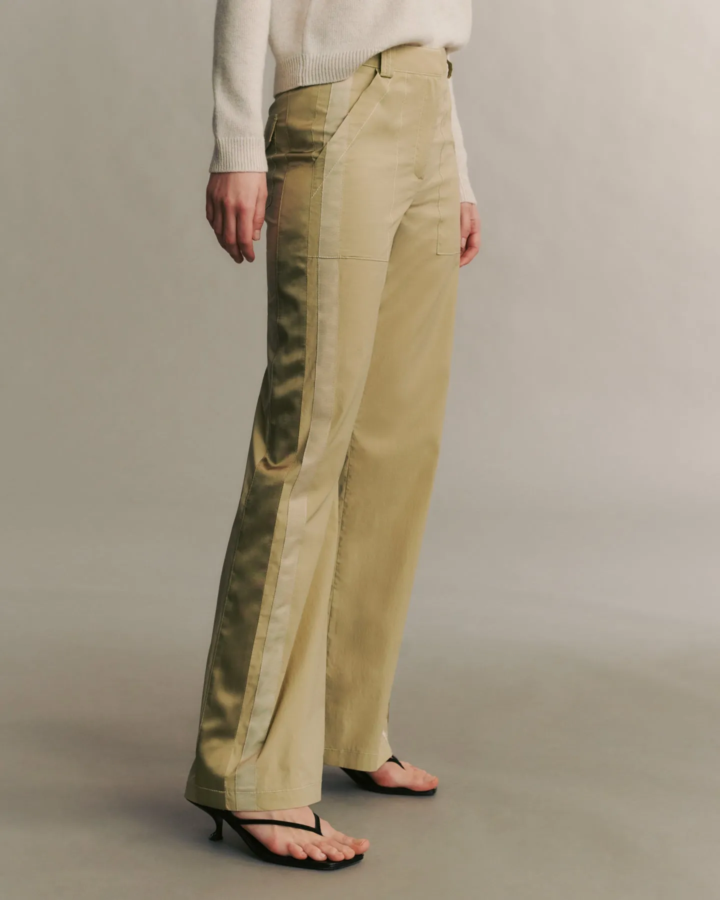Izzy Pant in Stretch Cotton Poplin sold by TWP CLOTHING product image thumbnail 4