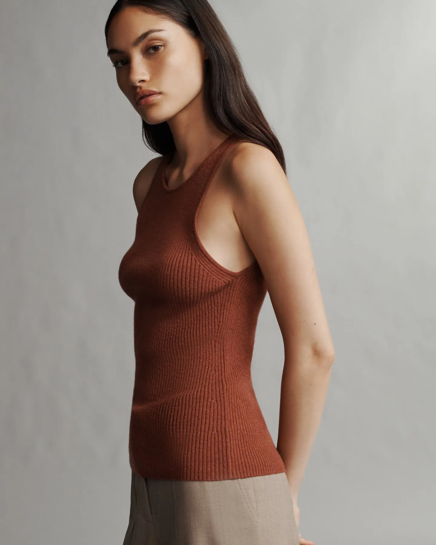 Harbor Tank in Cashmere sold by TWP CLOTHING