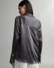 Object Of Affection Top With Sleeve Detail in Silk Charmeuse sold by TWP CLOTHING