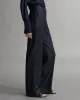 Elizabeth St. Pant in Chintzed Pinstripe Suiting sold by TWP CLOTHING