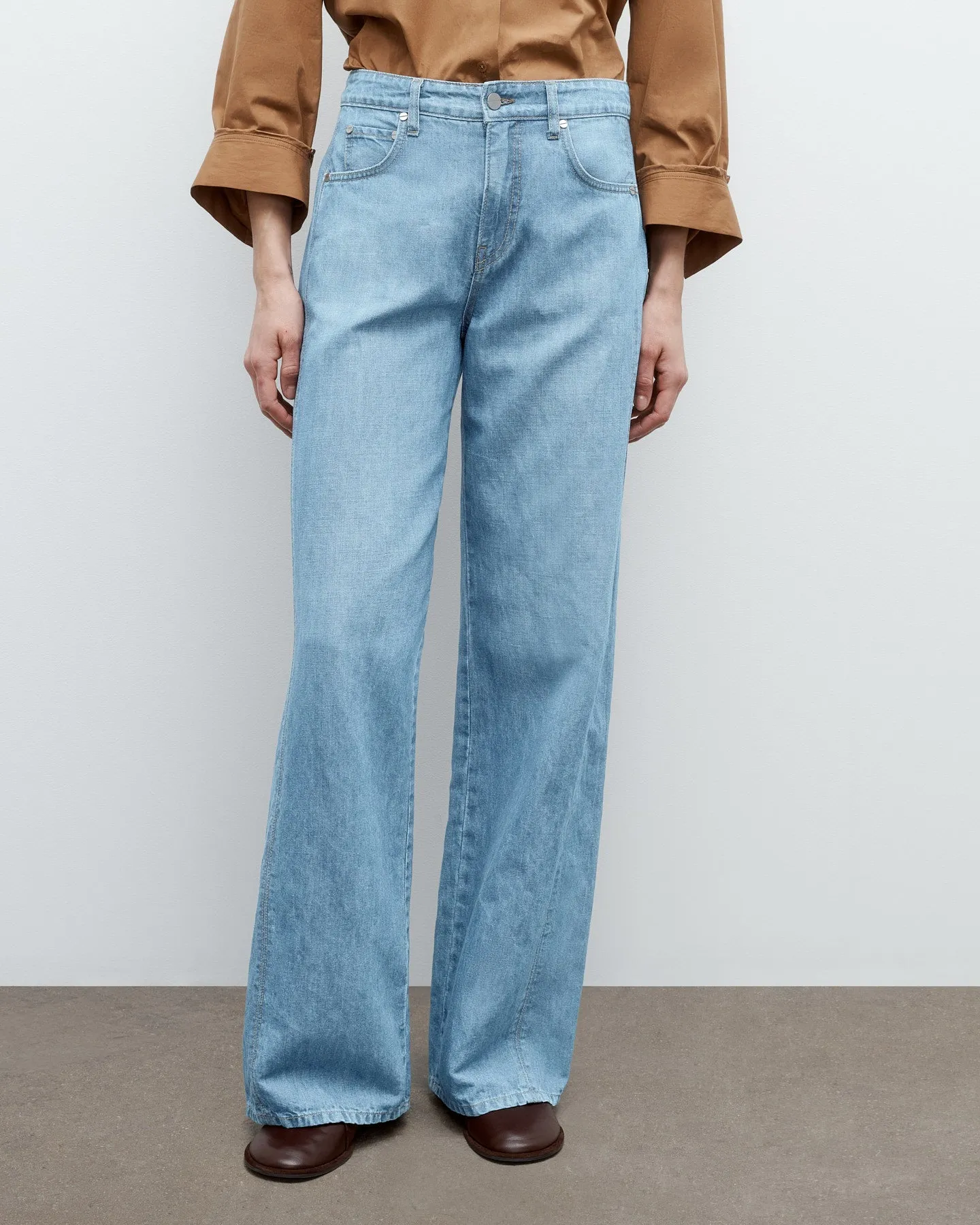 West 11th St. Jean in Linen Cotton Denim sold by TWP CLOTHING