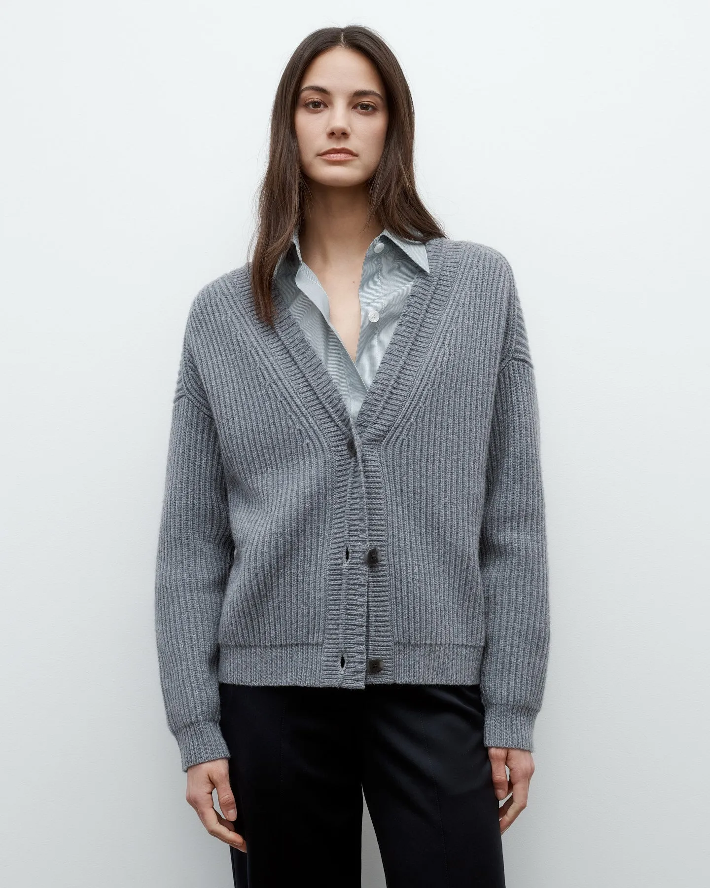 Cardi in Italian Cashmere sold by TWP CLOTHING