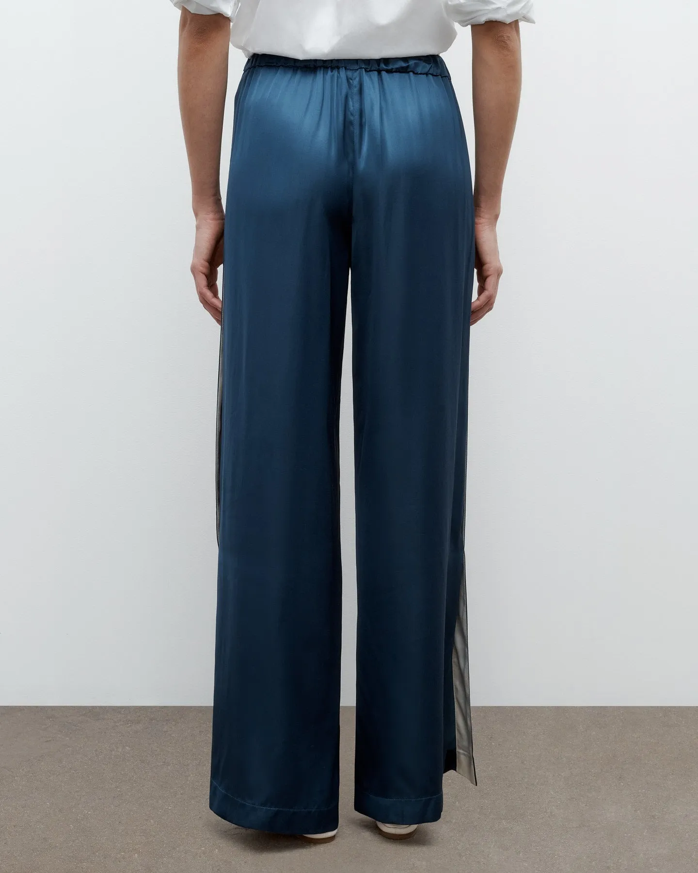 Eve PJ Pant in Shiny Satin sold by TWP CLOTHING product image thumbnail 4