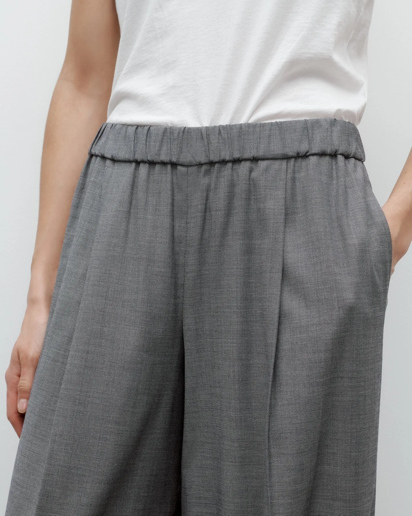 Eva Pant in Chintzed Wool sold by TWP CLOTHING product image thumbnail 2