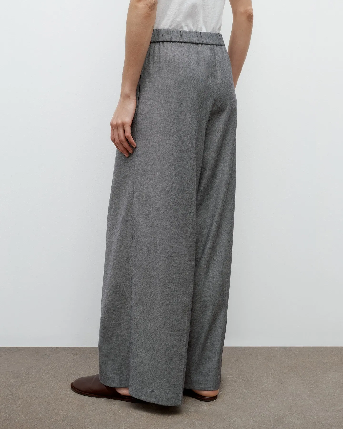 Eva Pant in Chintzed Wool sold by TWP CLOTHING product image thumbnail 4