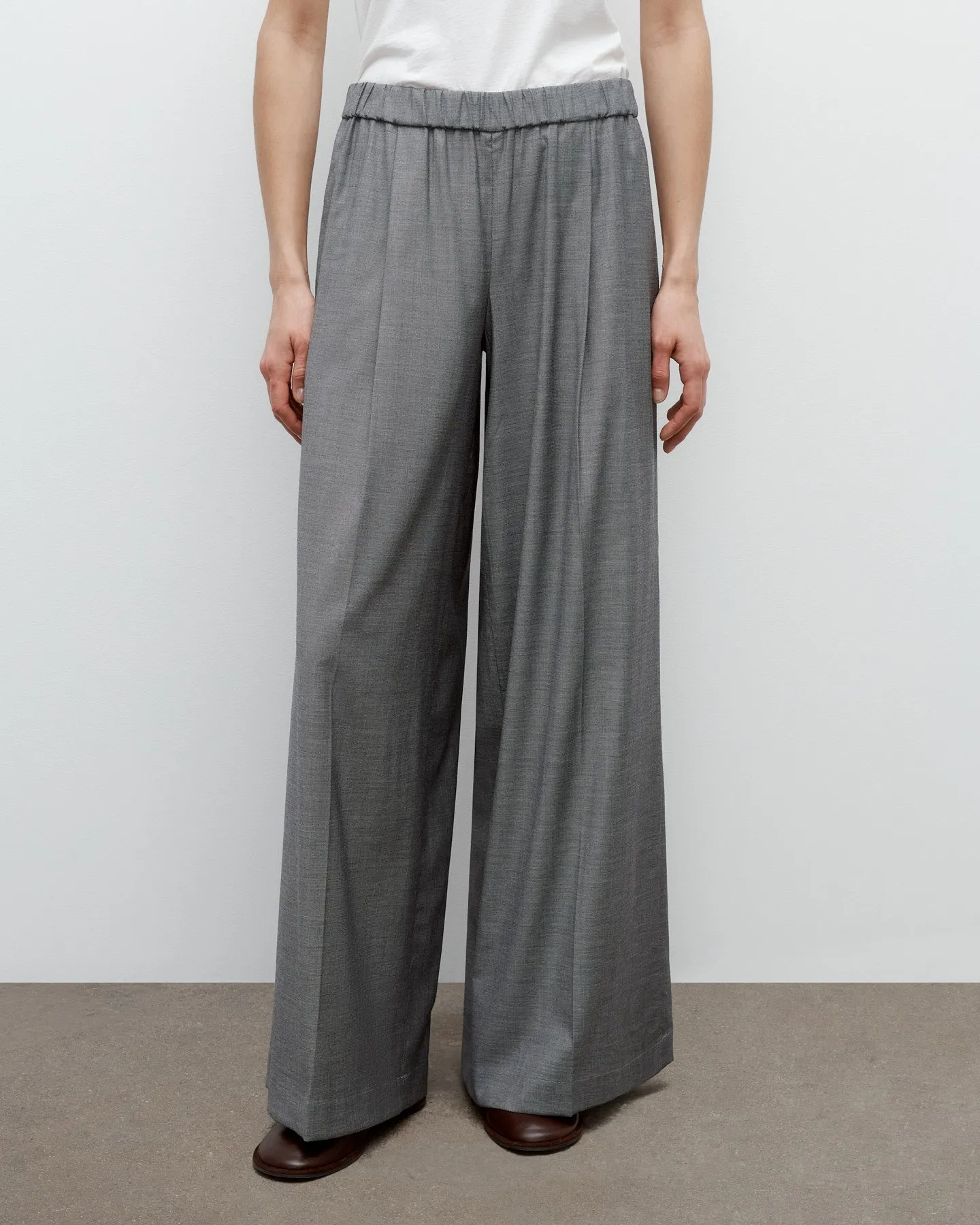 Eva Pant in Chintzed Wool sold by TWP CLOTHING