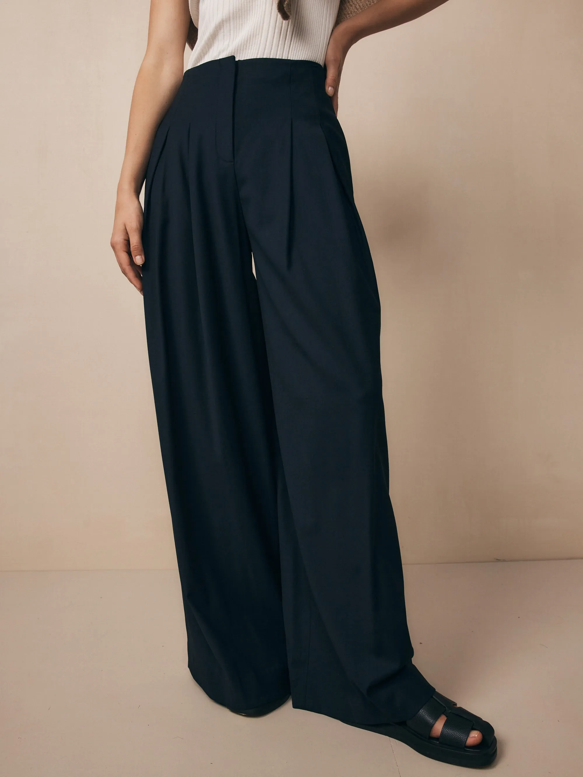 Drew Pant in Chintzed Wool sold by TWP CLOTHING product image thumbnail 2