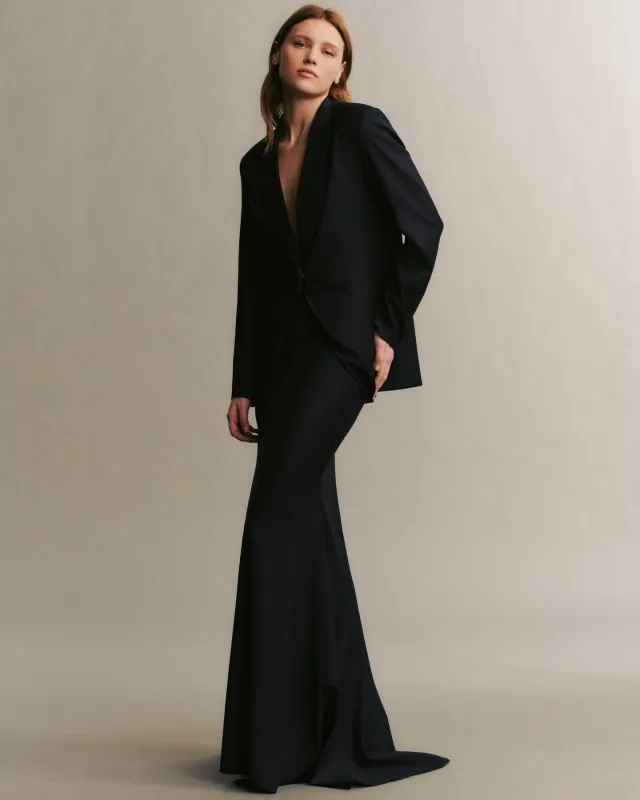 Isn't It Romantic Skirt in Chintzed Wool sold by TWP CLOTHING