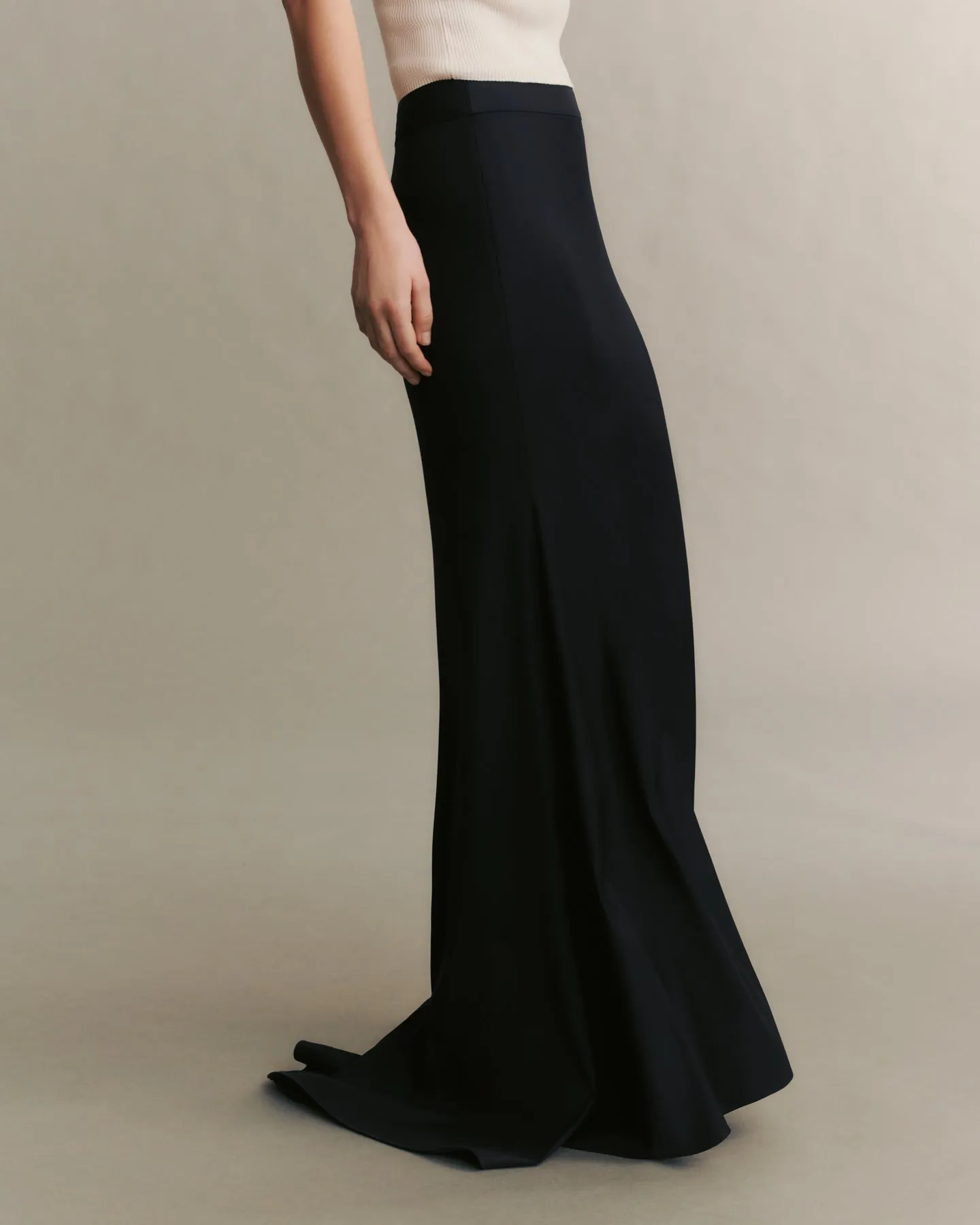 Isn't It Romantic Skirt in Chintzed Wool sold by TWP CLOTHING product image thumbnail 3